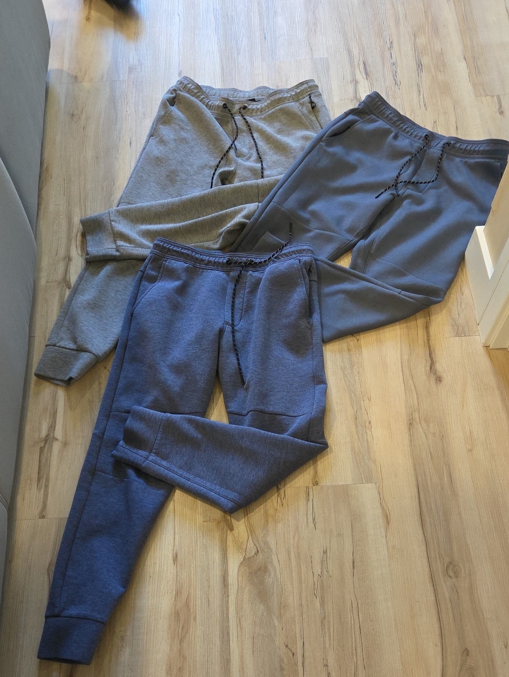 American Eagle Outfitters Men's Jogger Pants - Blue & Gray